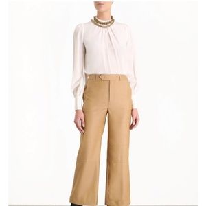 Zimmermann cream silk blouse